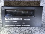 Leader DM-1900 Professional Dynamic Microphone New In Open Box Black. Fixed Price $18.49.