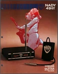 Nady Systems 49GT 1983 Guitar Wireless Transmit Recv Brochure Page Case Candy. Fixed Price $14.67.