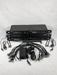 Shure UA844SWB Antenna Power Distribution System W/ Four SLX4 Receivers + Extras. Fixed Price $449.95.