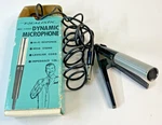 Vintage Realistic MC-1000 Dynamic Microphone W/ Box & Desk Stand Japan. Fixed Price $12.95.