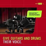 Shure Nexadyne Microphone With Revonic Technology. Fixed Price $215.00.