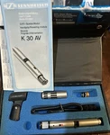 Sennheiser 30 Av Vintage Microphone Kit Powering Module Germany Case. Fixed Price $115.00.