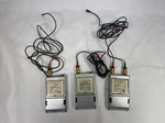 Lot 3 Sennheiser SK-2012-TVL Hi Dyn Mikroport Transmitter Mke 2-2R Microphones. Fixed Price $245.00.