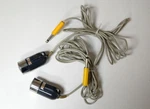 Two National Microphones Type CE-102K Small Size 3" Long Working. Fixed Price $50.00.