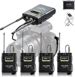Fulaim WM500 Uhf Wireless Lavalier Microphone System, 16-CHANNEL Lapel. Fixed Price $197.96.